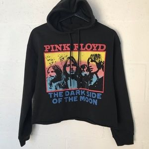 Pink Floyd Crop Hoodie
